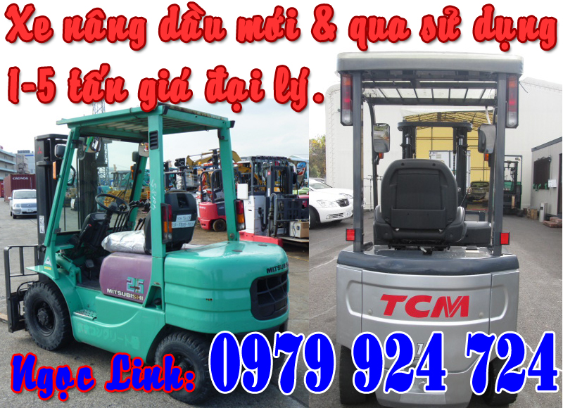 Xe nâng điện ngồi lái/đứng lái Komatsu, Toyota, TCM, Mitsubishi, Nichiyu… Tải trọng 1000kg/1300kg/1500kg/1800kg/2000kg/2500kg